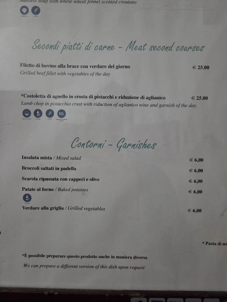 'A Paranza Photo Menu 7