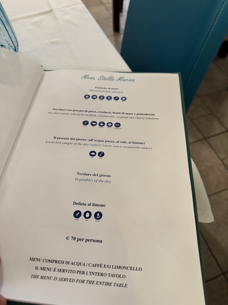'A Paranza Photo Menu 8