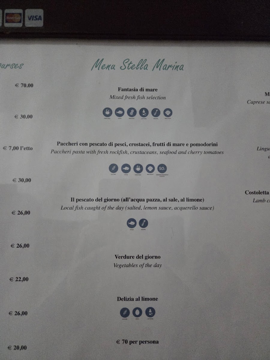 'A Paranza Photo Menu 9