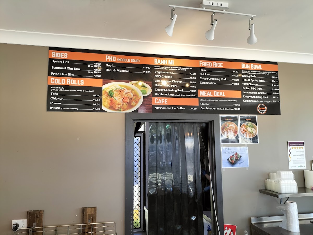 Nammi Vietnamese Sturt Road Photo Menu 3