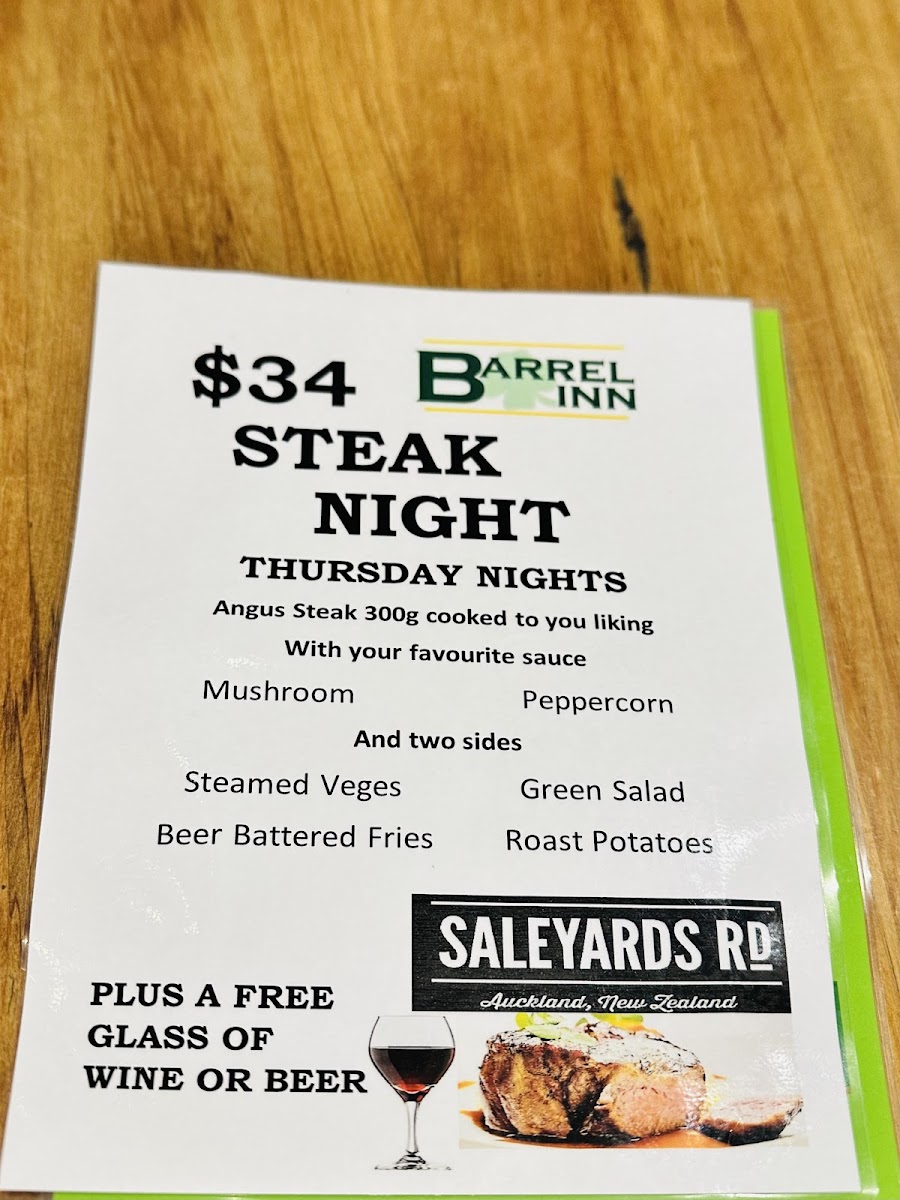 Barrel Inn Photo Menu 3