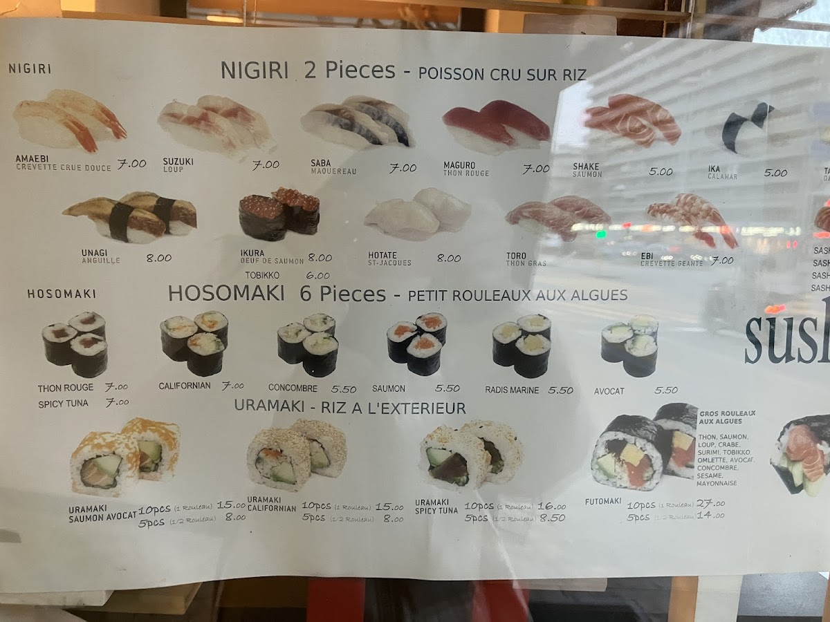 Anzoo Sushi Bar, Kuroda Photo Menu 3