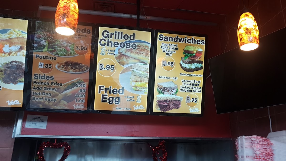 Watts Restaurant Photo Menu 9