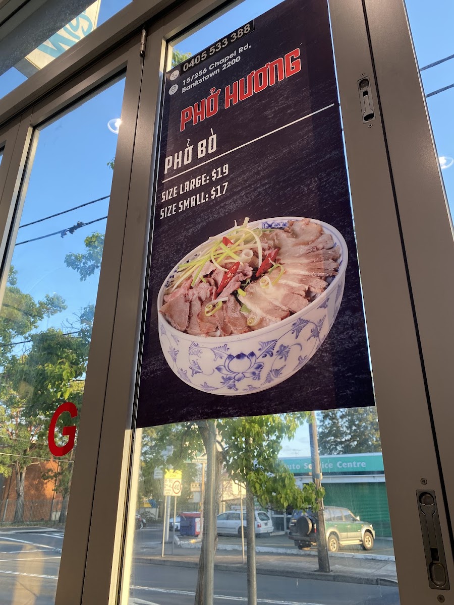Phở Hương (Authentic Phở Hà Nội) Photo Menu 1