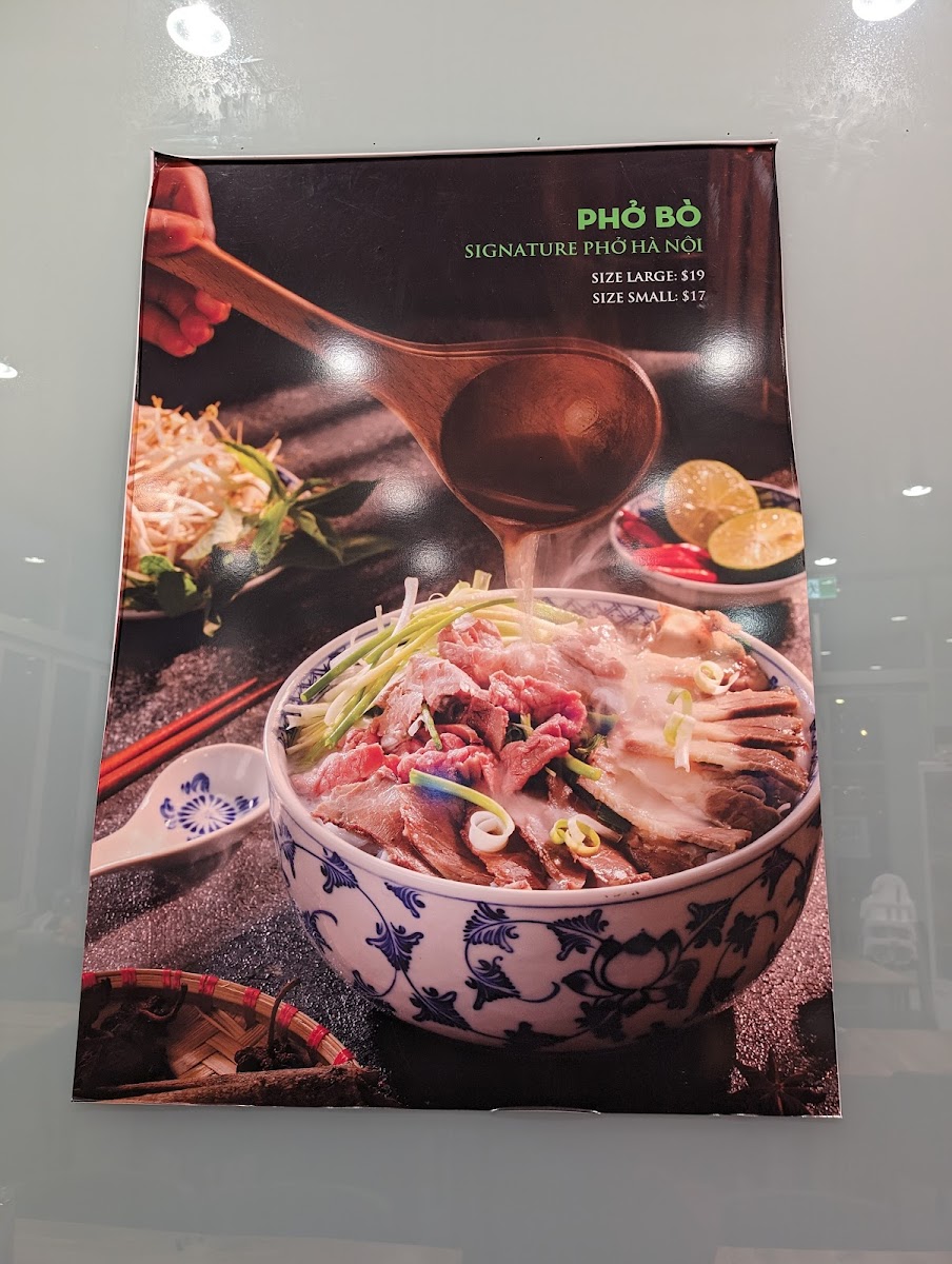 Phở Hương (Authentic Phở Hà Nội) Photo Menu 2