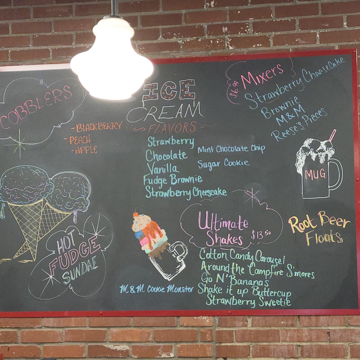 Main Street Cafe Route 66 Photo Menu 2