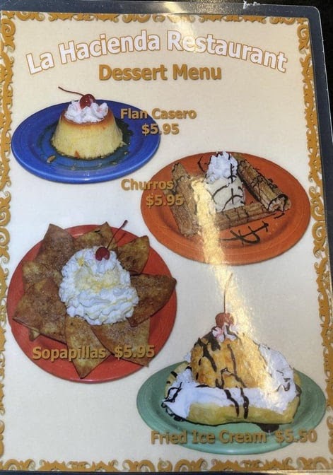 Carmen's La Hacienda Fairfax Photo Menu 7
