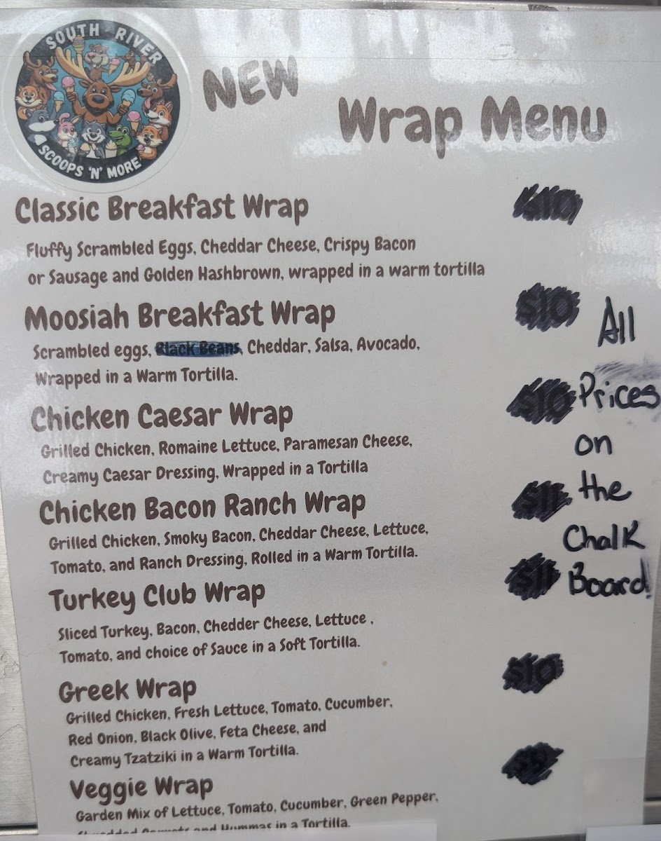 South River Scoops 'N' More Photo Menu 4
