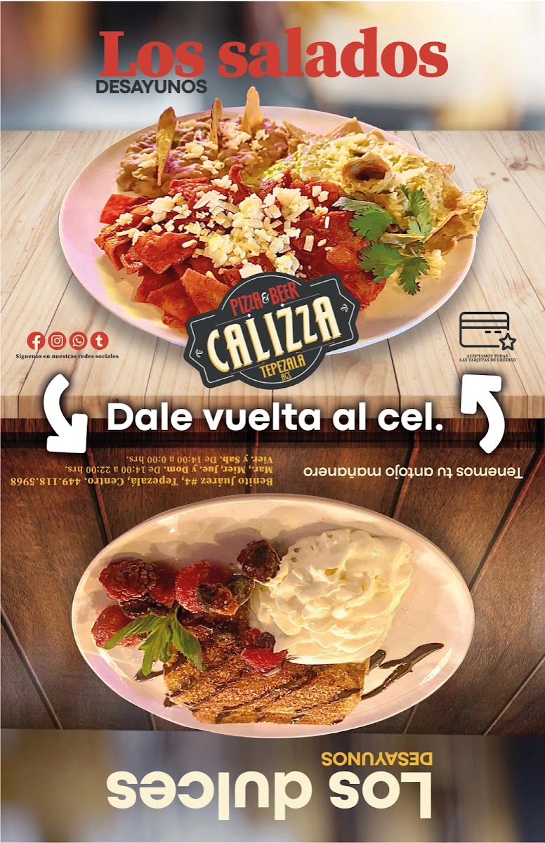 CALIZZA Photo Menu 7
