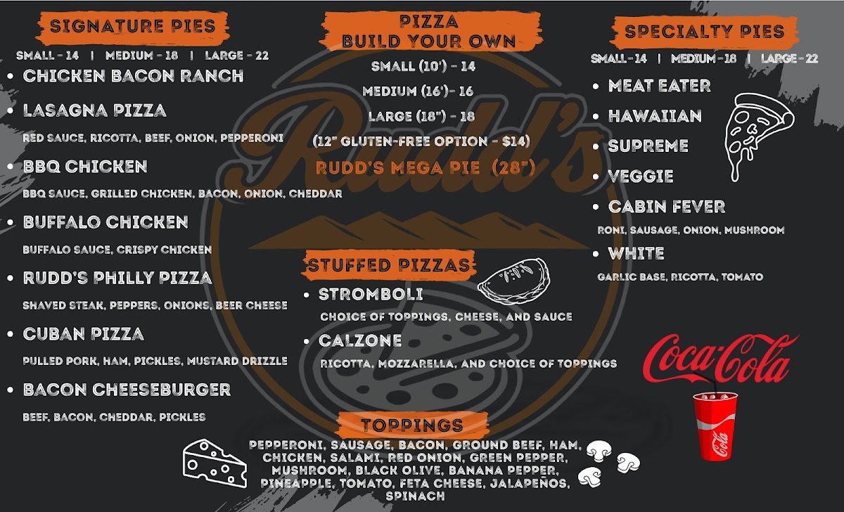 Rudd's Pies & Fries Photo Menu 3