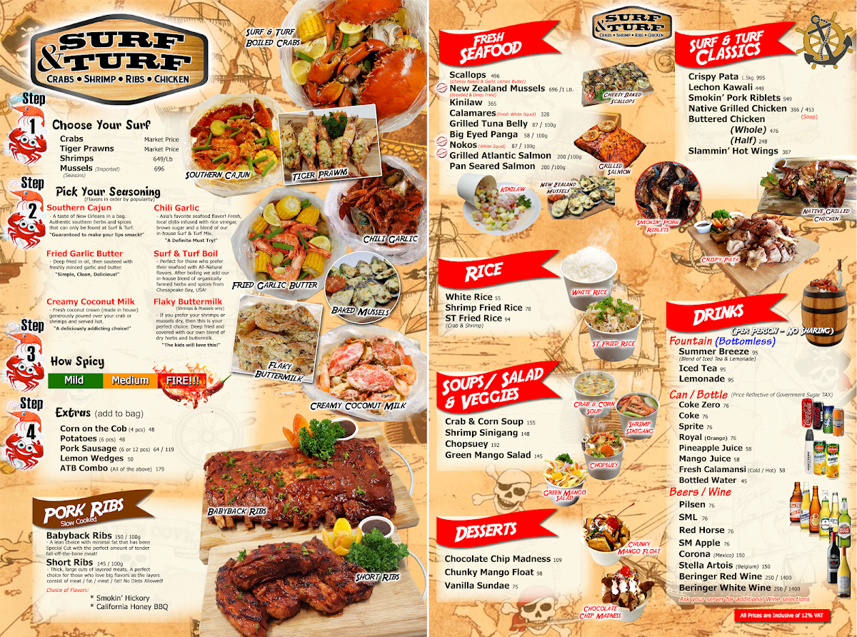 Surf & Turf (Ecoland Branch) Photo Menu 1