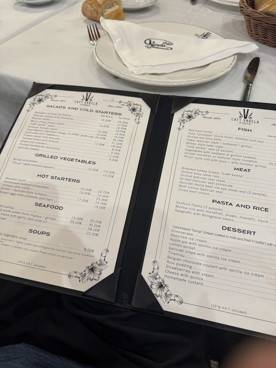 Varela Café Photo Menu 10