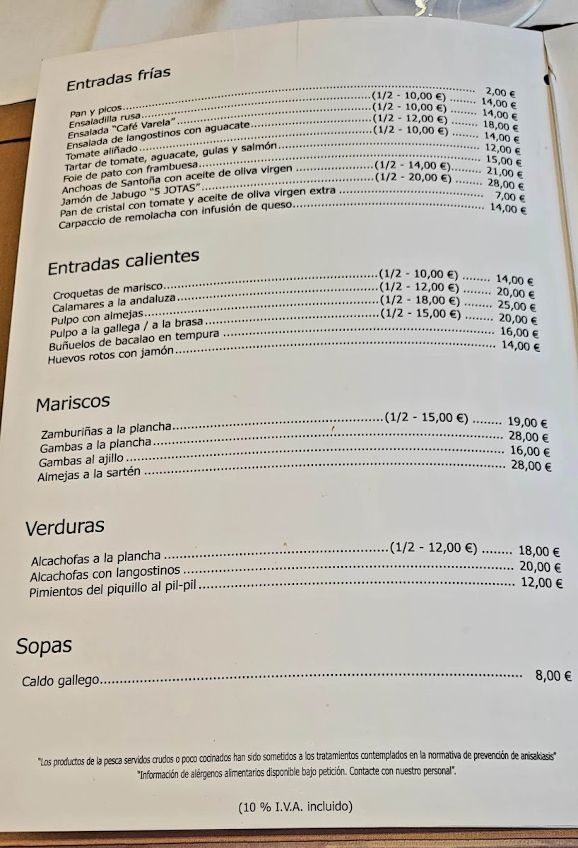 Varela Café Photo Menu 6