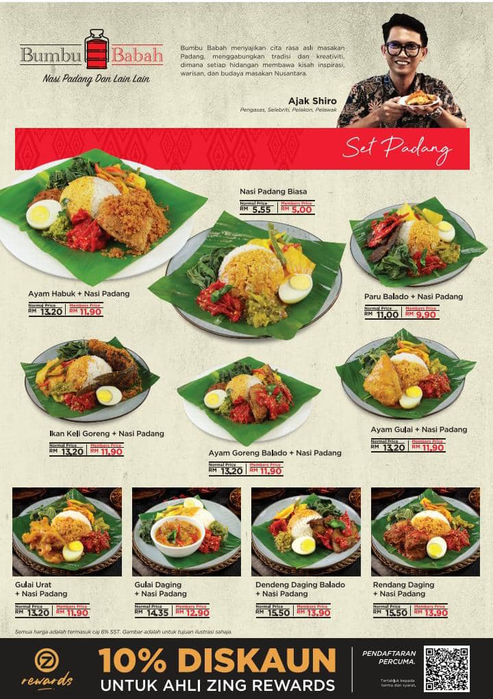 Bumbu Babah @ Melawati Mall Photo Menu 2