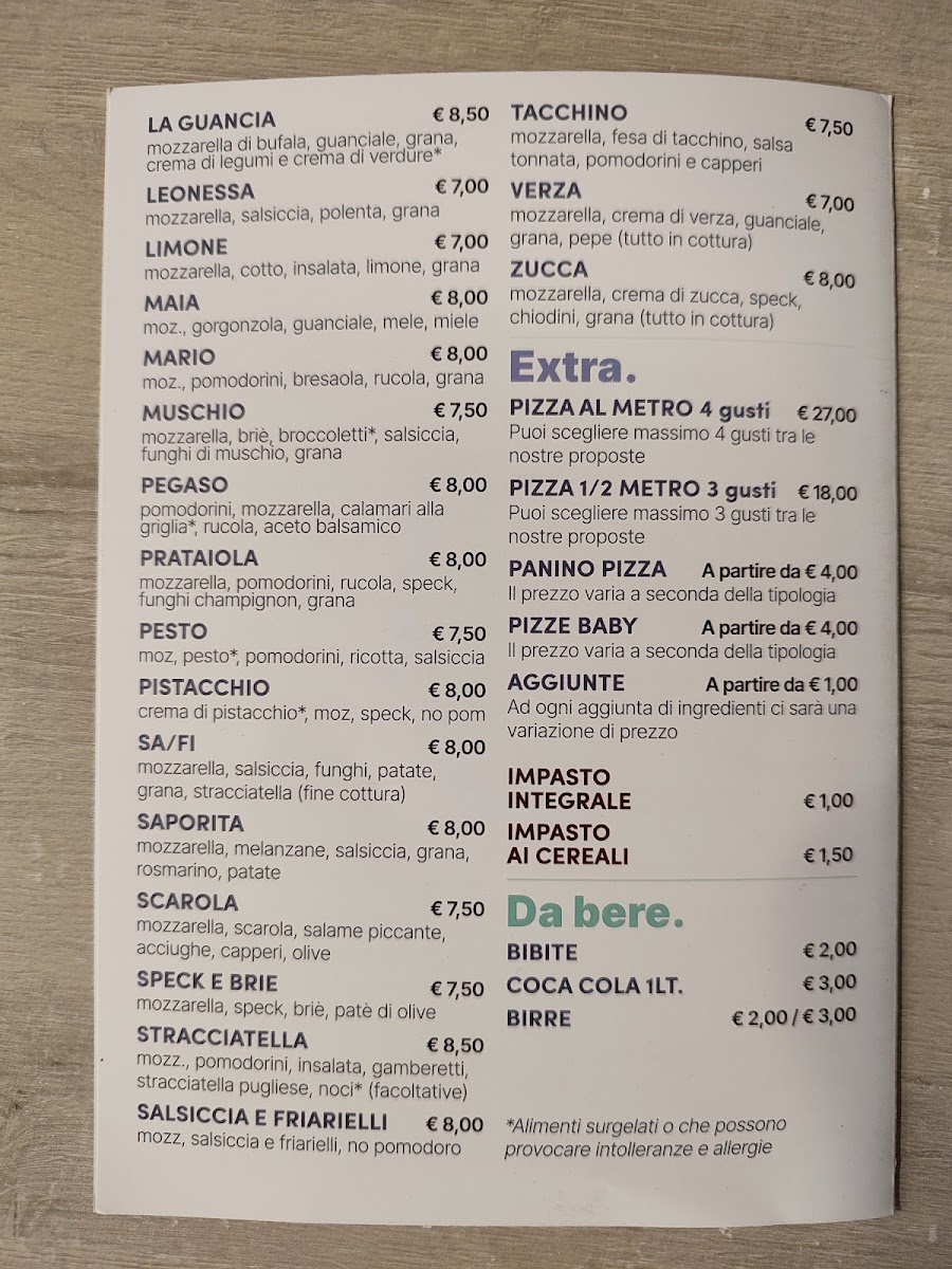 Pizzeria Da Asporto Pegaso Photo Menu 1