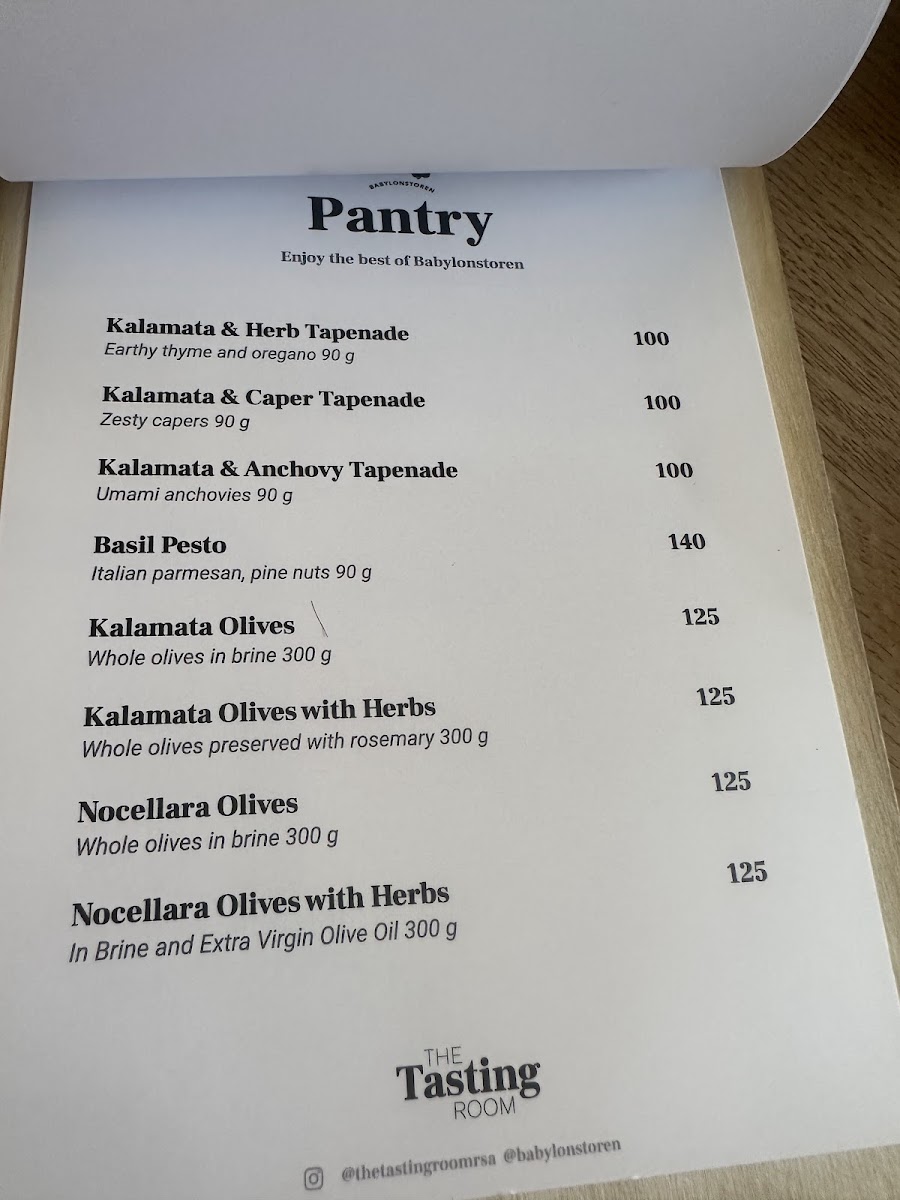 The Tasting Room | Long Photo Menu 10