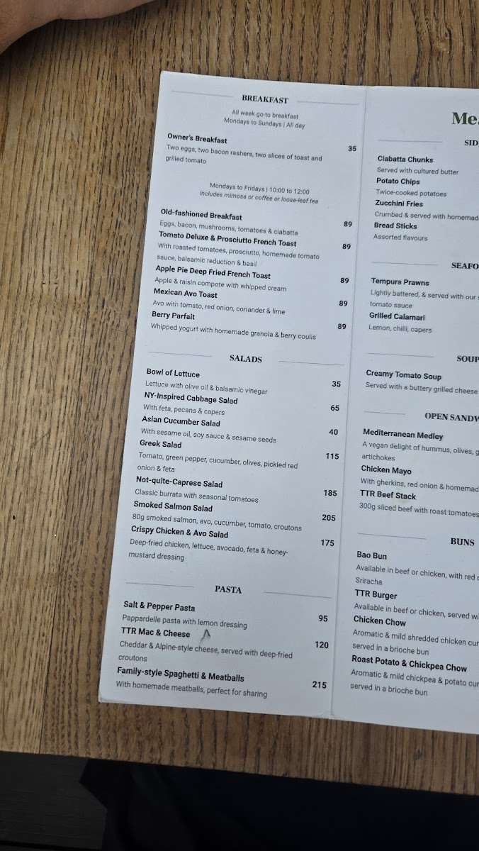 The Tasting Room | Long Photo Menu 5