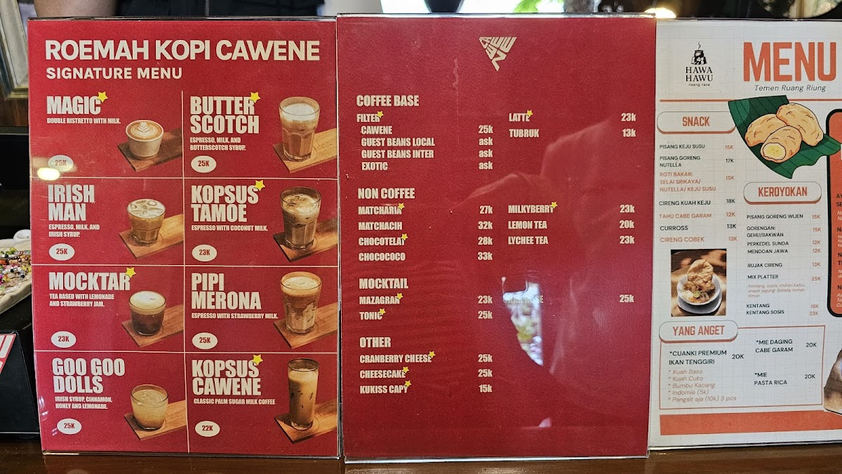 Cawene Coffee House Photo Menu 1