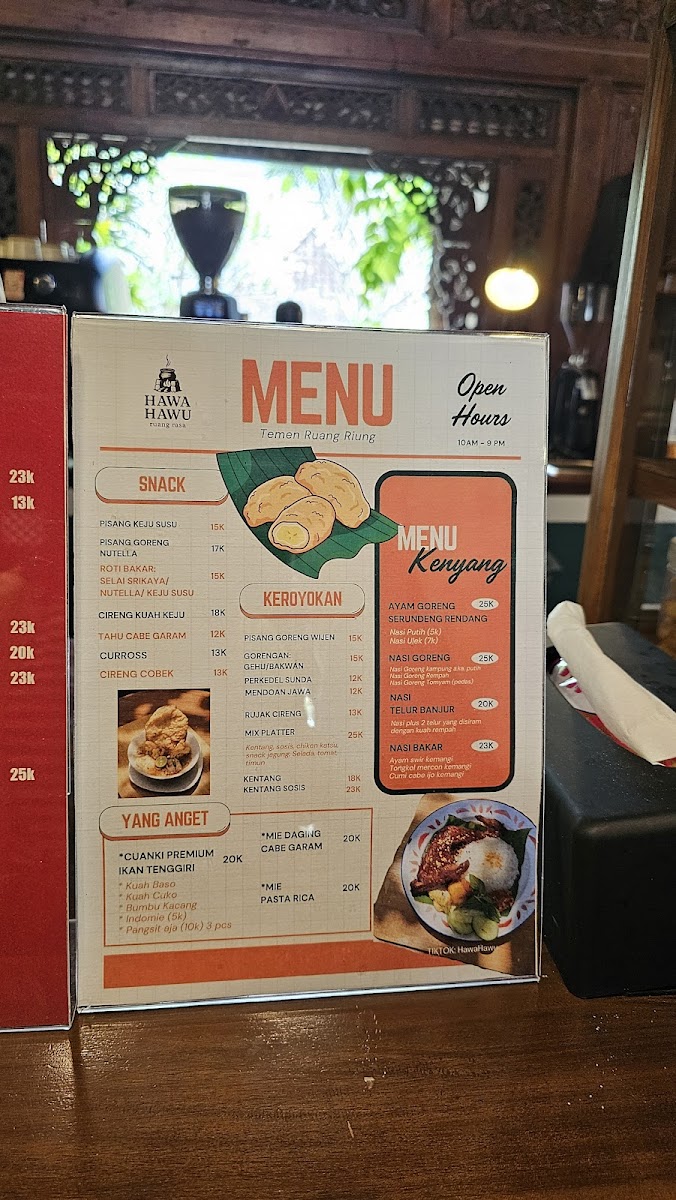 Cawene Coffee House Photo Menu 2