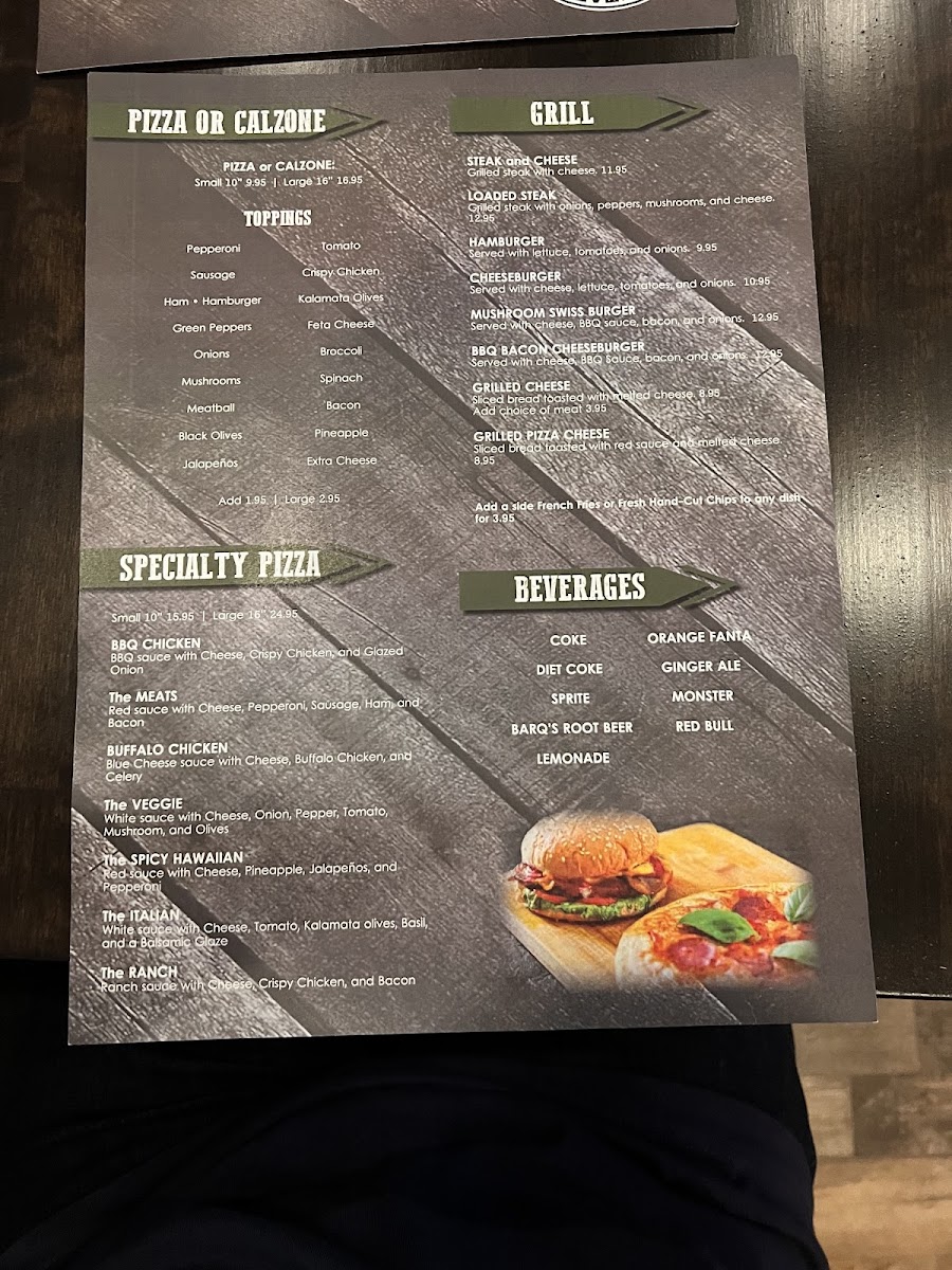 Riverton Station Pizza, Bar & Grill Photo Menu 5