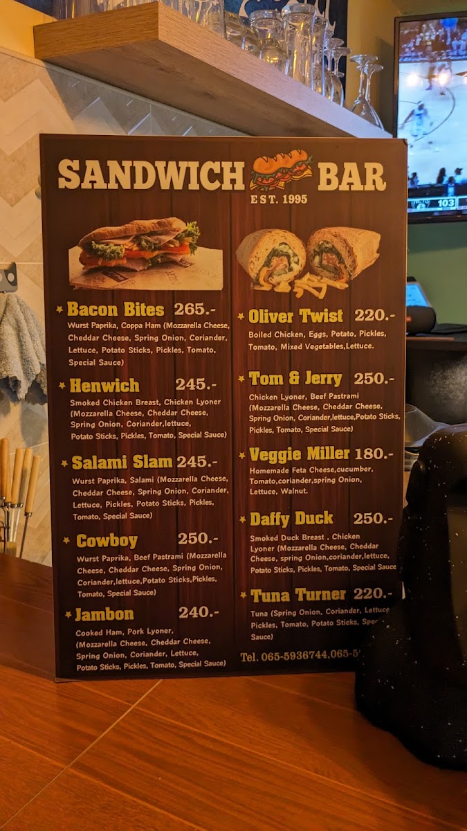 Sandwich Bar Photo Menu 7