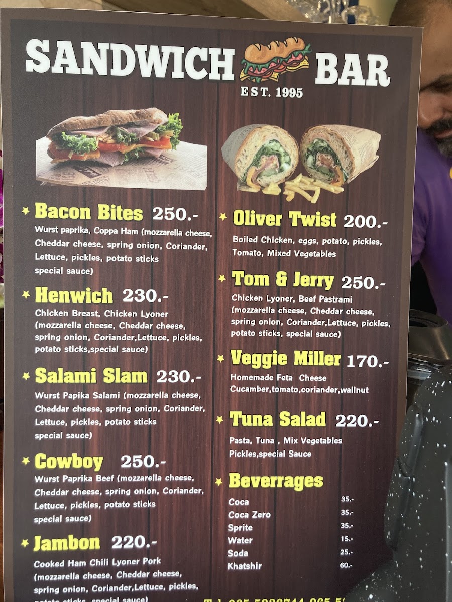 Sandwich Bar Photo Menu 9