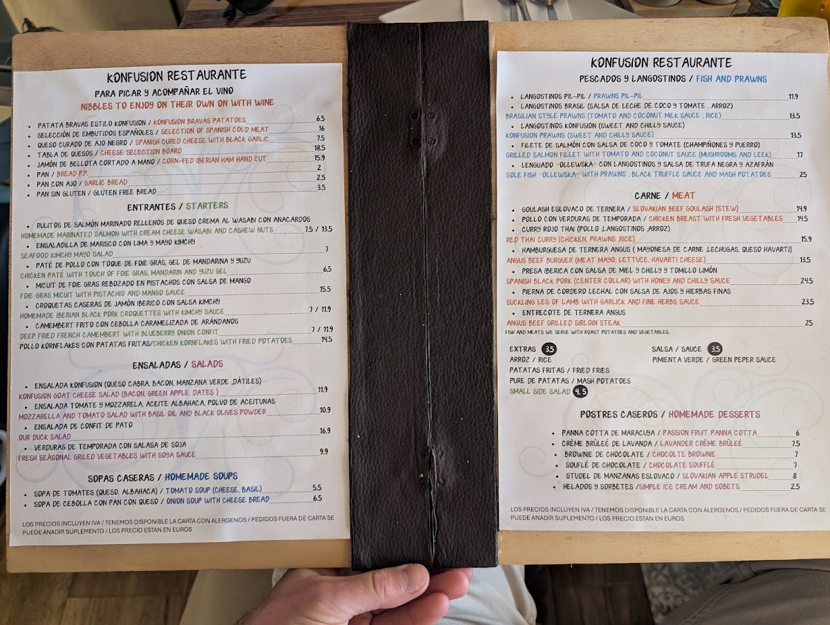 Restaurante Konfusion Photo Menu 1