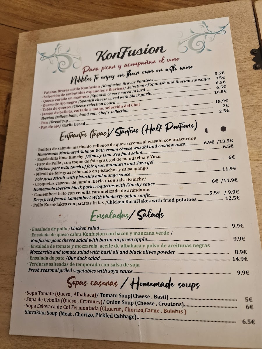 Restaurante Konfusion Photo Menu 4