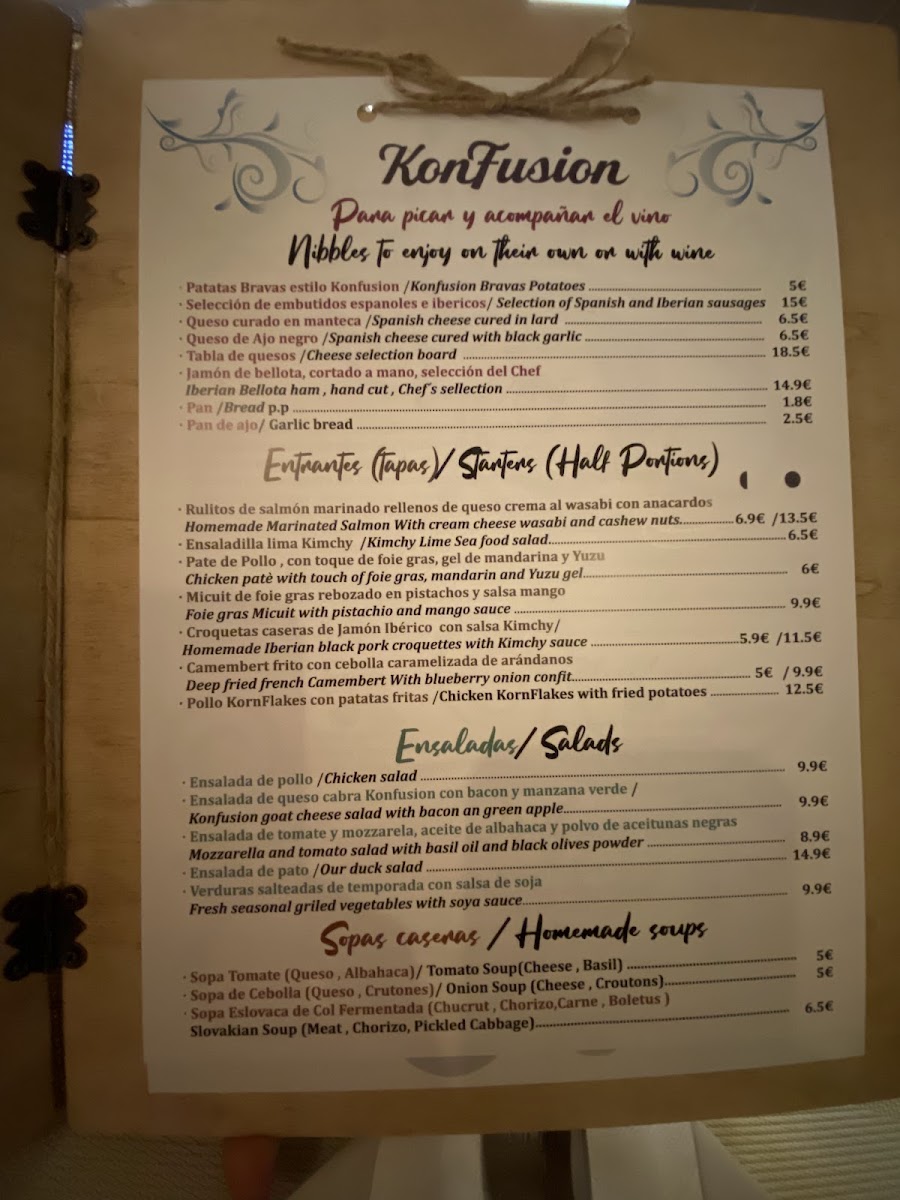 Restaurante Konfusion Photo Menu 5