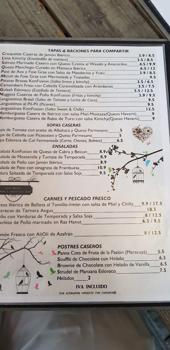 Restaurante Konfusion Photo Menu 7