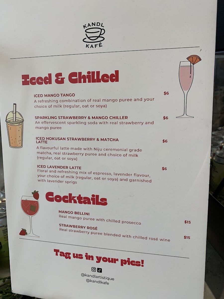 Kandl Kafé Photo Menu 1
