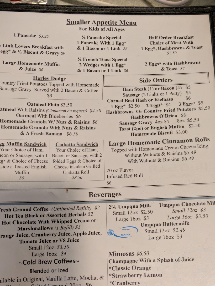 Don's Main Street Family Restaurant Photo Menu 4