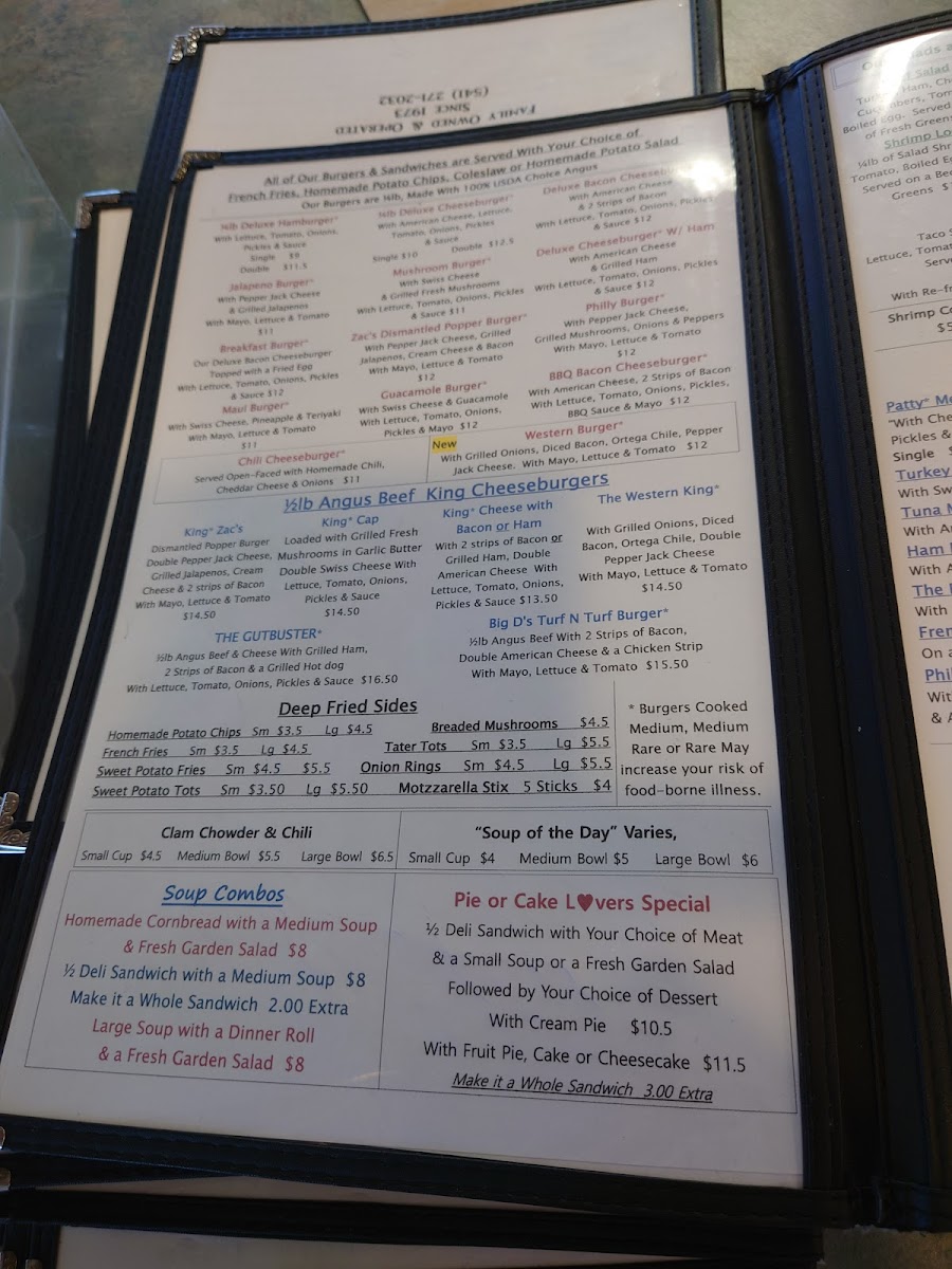 Don's Main Street Family Restaurant Photo Menu 8