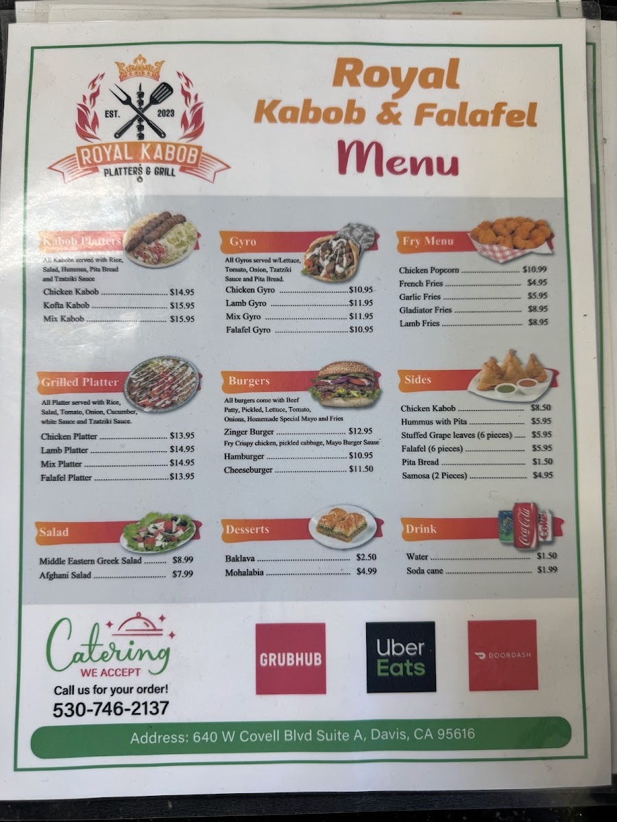 Royal Kabob and Falafel Photo Menu 3