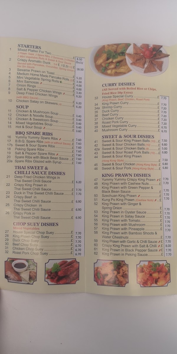 Yummy Yummy (Glebeland Road) Photo Menu 1