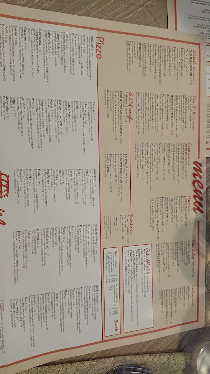 Ristorante Pizzeria La Lampara Dongo Photo Menu 2