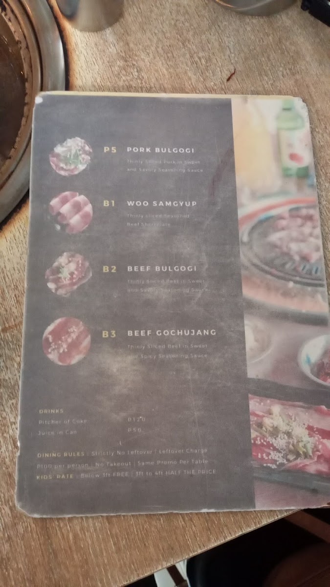 Meat Here Unlimited Korean BBQ Photo Menu 6