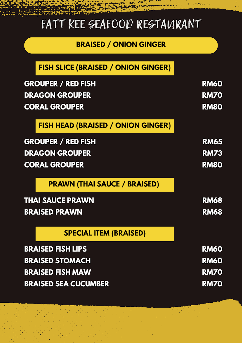 Fatt Kee Seafood Restaurant Imago Photo Menu 1