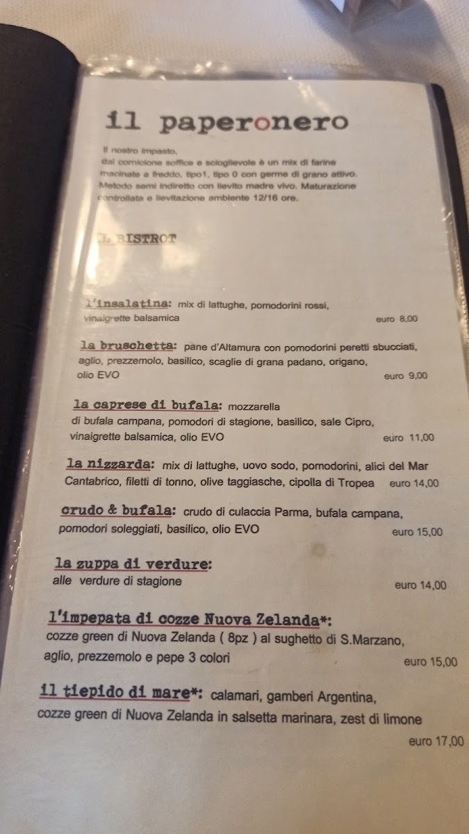Il Paperonero Pizza-Bistrot Photo Menu 10