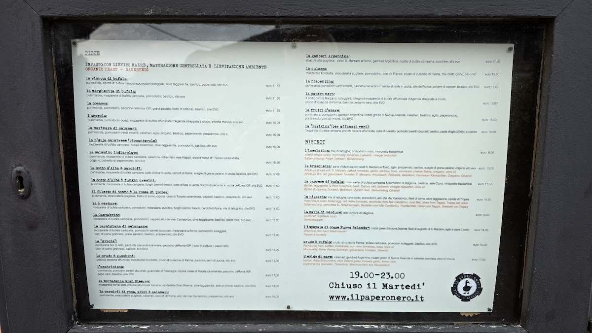 Il Paperonero Pizza-Bistrot Photo Menu 2