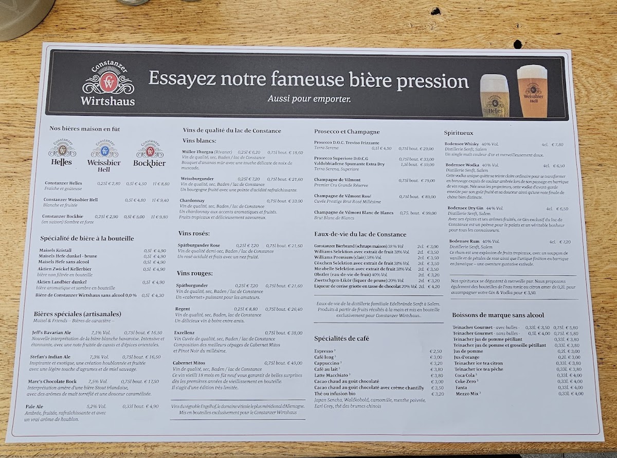 Constanzer Wirtshaus Photo Menu 4