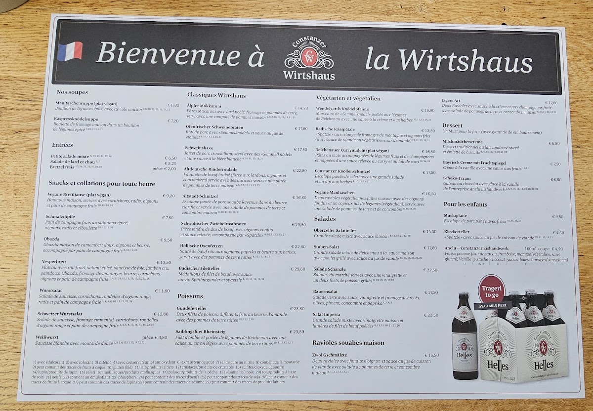 Constanzer Wirtshaus Photo Menu 7