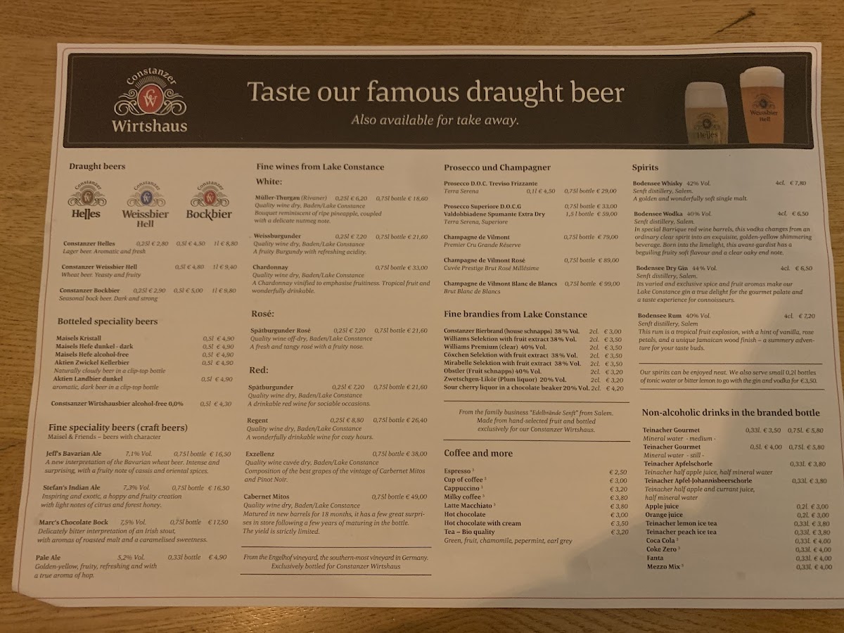 Constanzer Wirtshaus Photo Menu 8