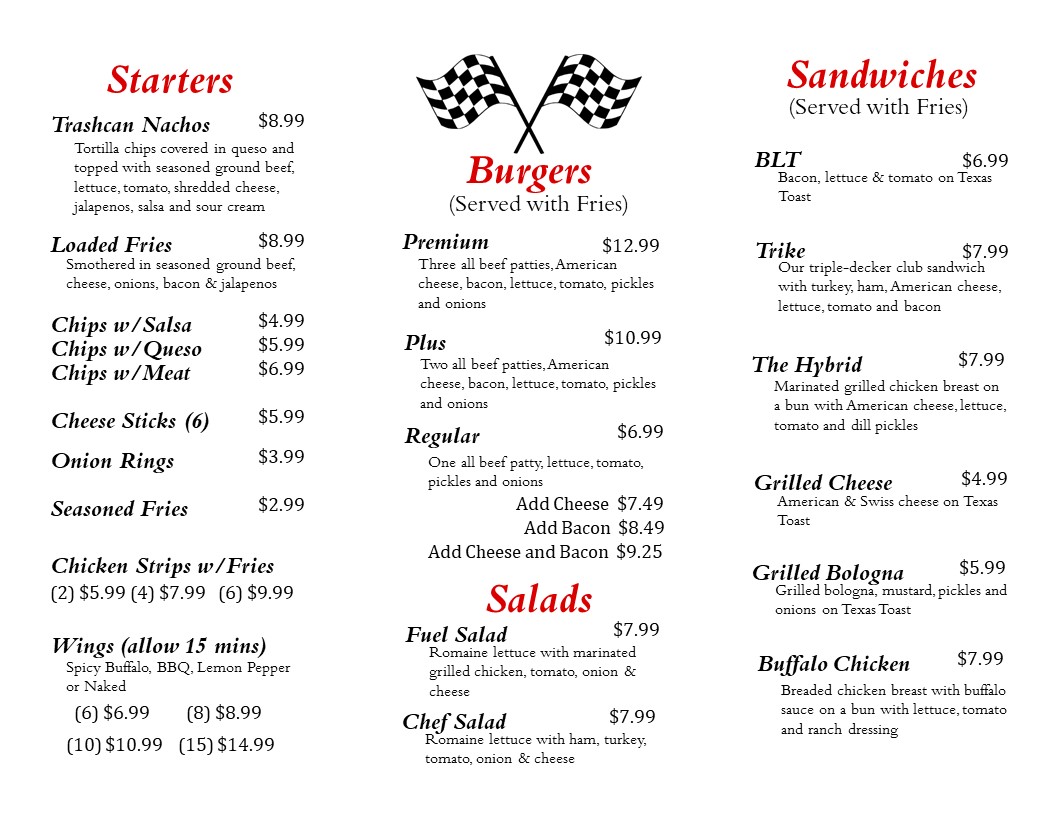 Refuel Bar & Grill Photo Menu 2
