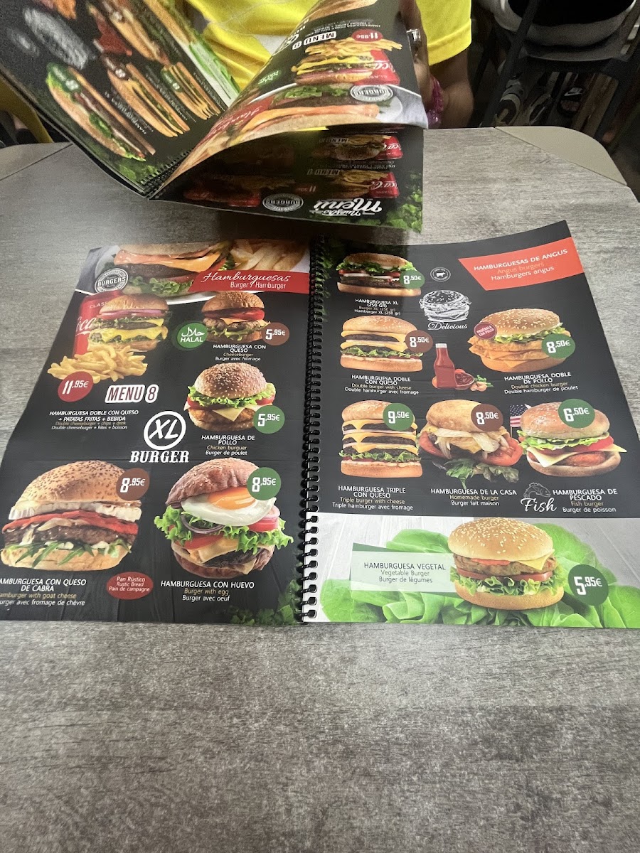 XL Burger Photo Menu 2