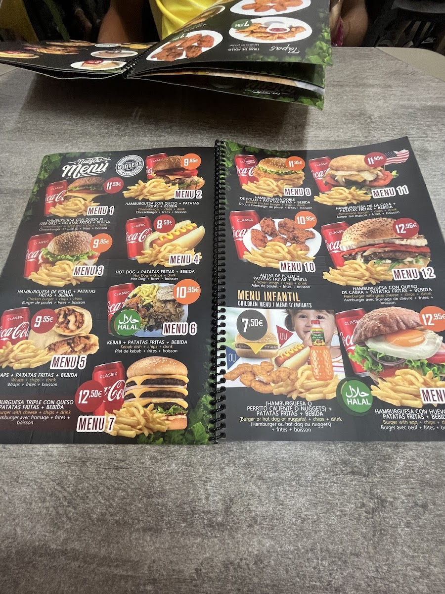 XL Burger Photo Menu 4