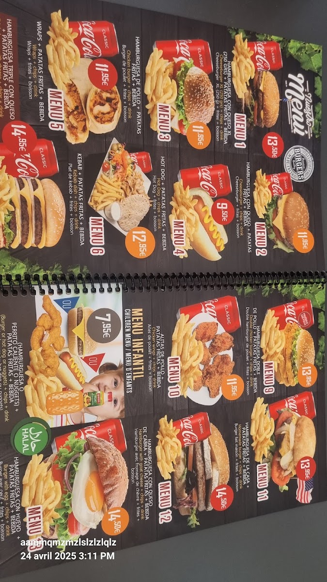 XL Burger Photo Menu 7