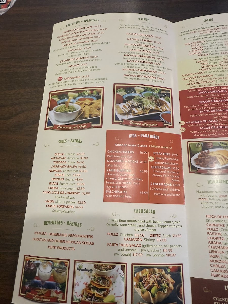 Atexquita Mexican Restaurant Photo Menu 3