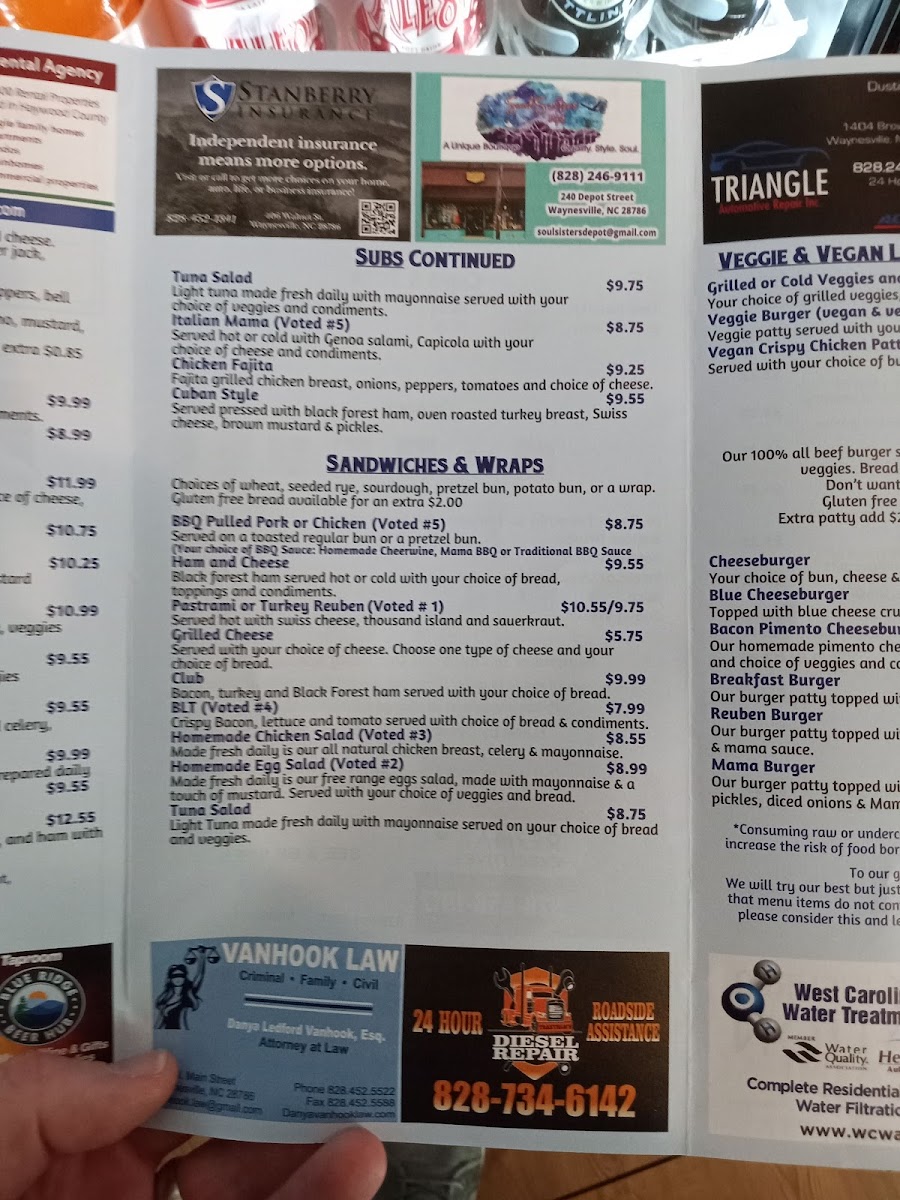 Smoky Mountain Sub Shop by Sandwich Mamas Photo Menu 7