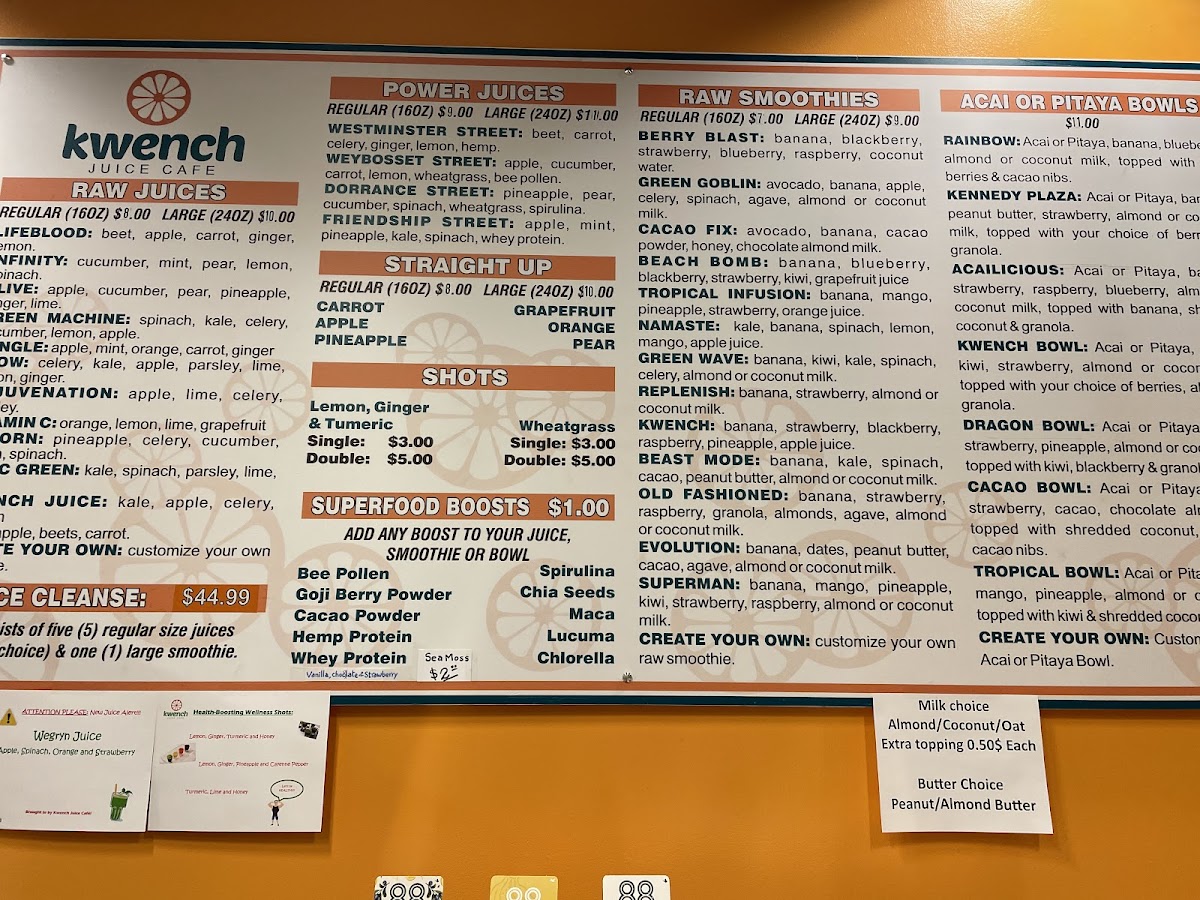 Kwench Juice Cafe Photo Menu 7